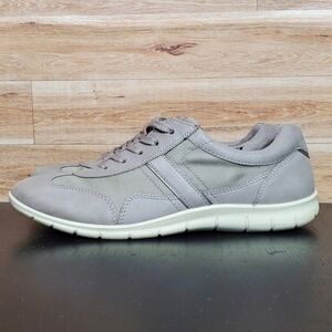 Ecco Babett Leather Beige Shoes Women's Size 8 EU 42